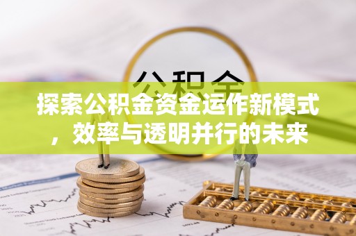 建华探索公积金资金运作新模式，效率与透明并行的未来