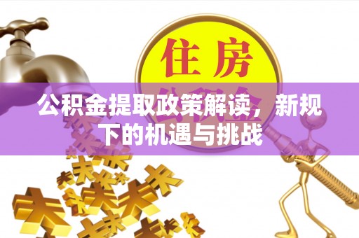 建华公积金提取政策解读，新规下的机遇与挑战
