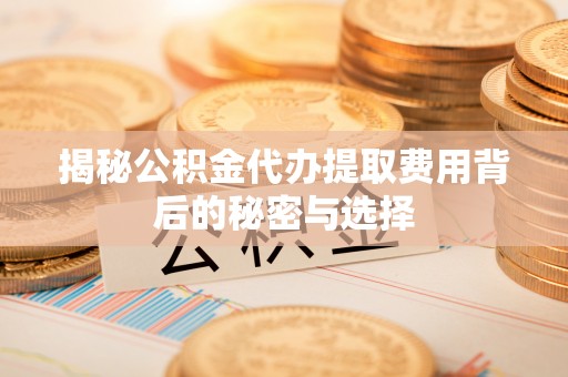建华揭秘公积金代办提取费用背后的秘密与选择