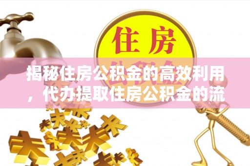 建华揭秘住房公积金的高效利用，代办提取住房公积金的流程与技巧