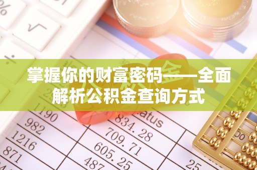建华掌握你的财富密码——全面解析公积金查询方式